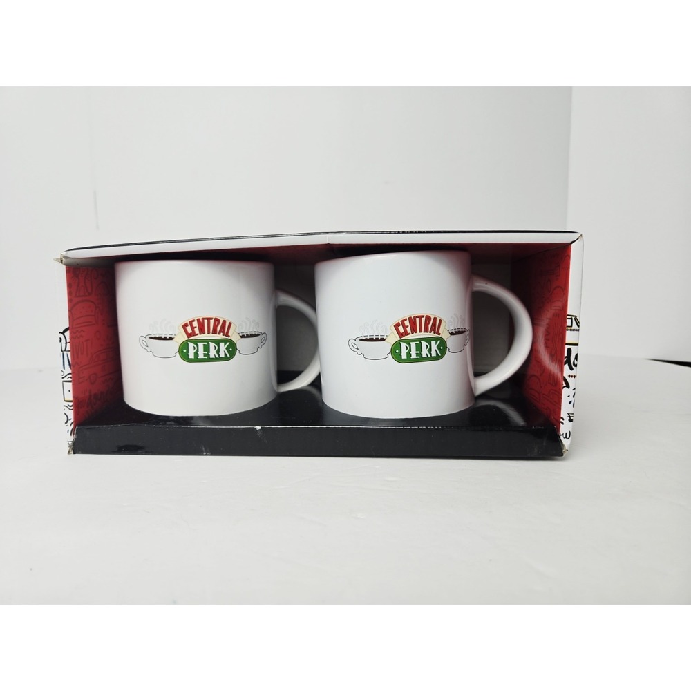 Friends Central Perk ceramic mug lot of 2 NEW coffee tea TV Series